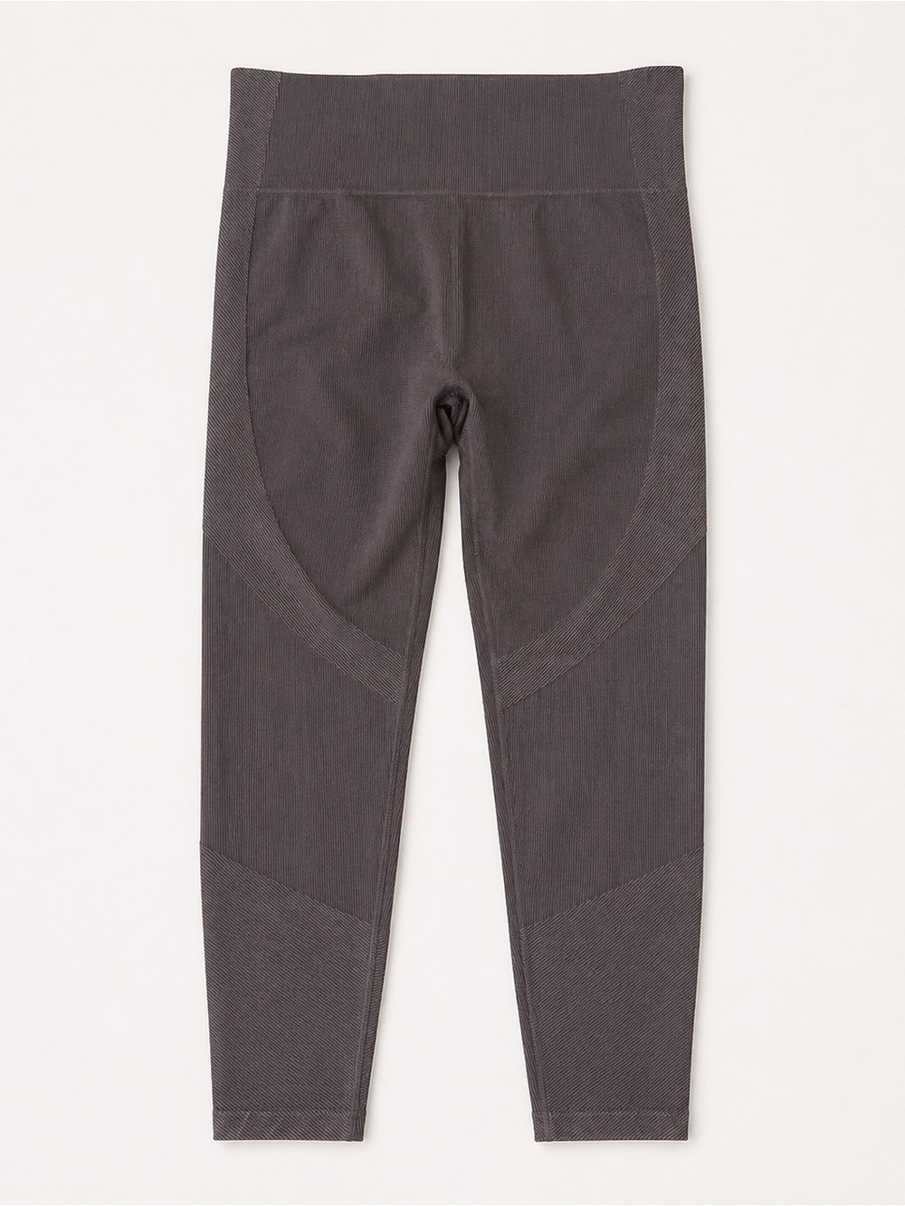 JoyLab Brown Ribbed High Rise Seamless Cropped Leggings Women’s Large